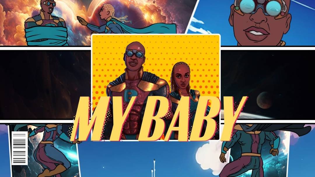 Bien – My Baby Ft. Ayra Starr [Visualizer Video]