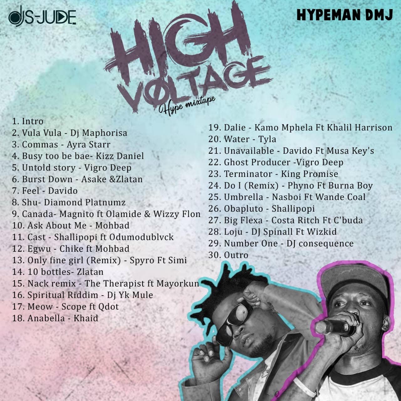 Tracklist Of High Voltage Hype Mixtape