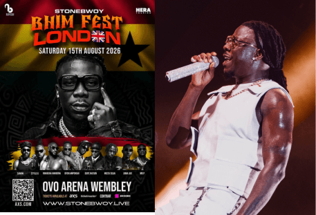 Stonebwoy Set To Make History At OVO Arena Wembley This Saturday